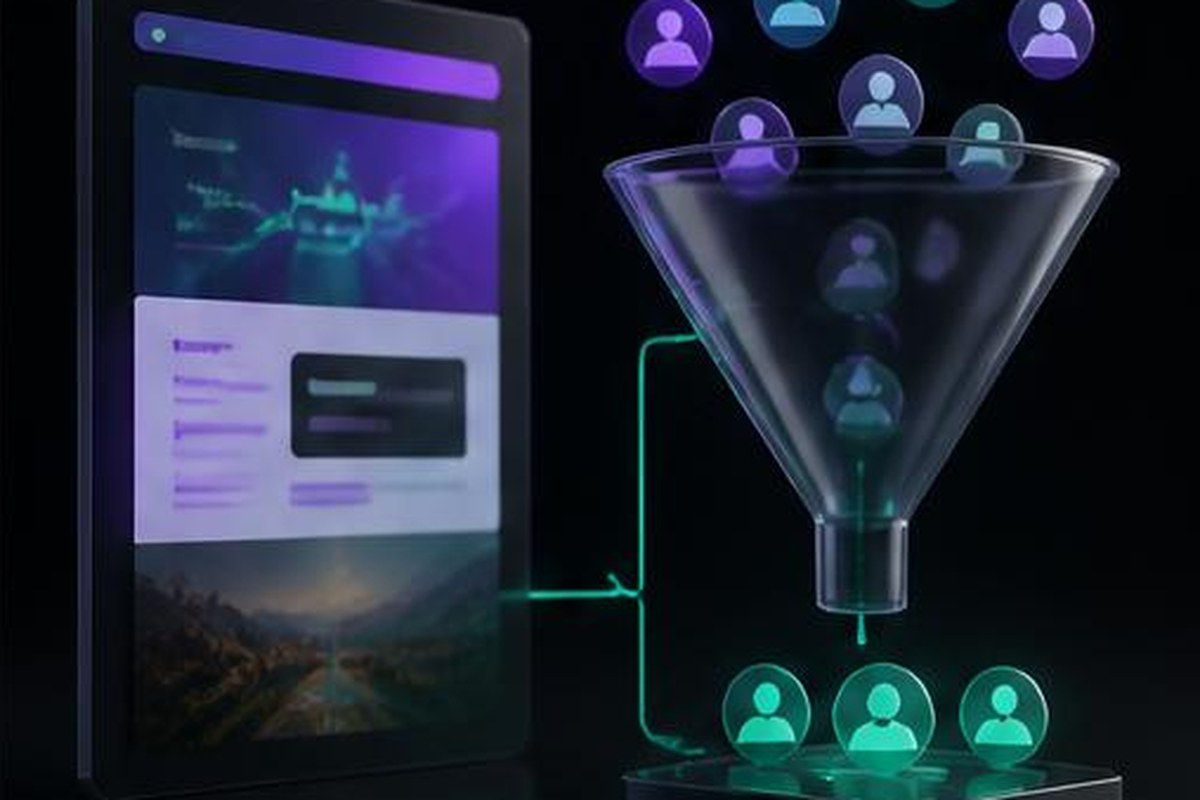 Landing page que filtra contactos antes de enviarlos al embudo CRM