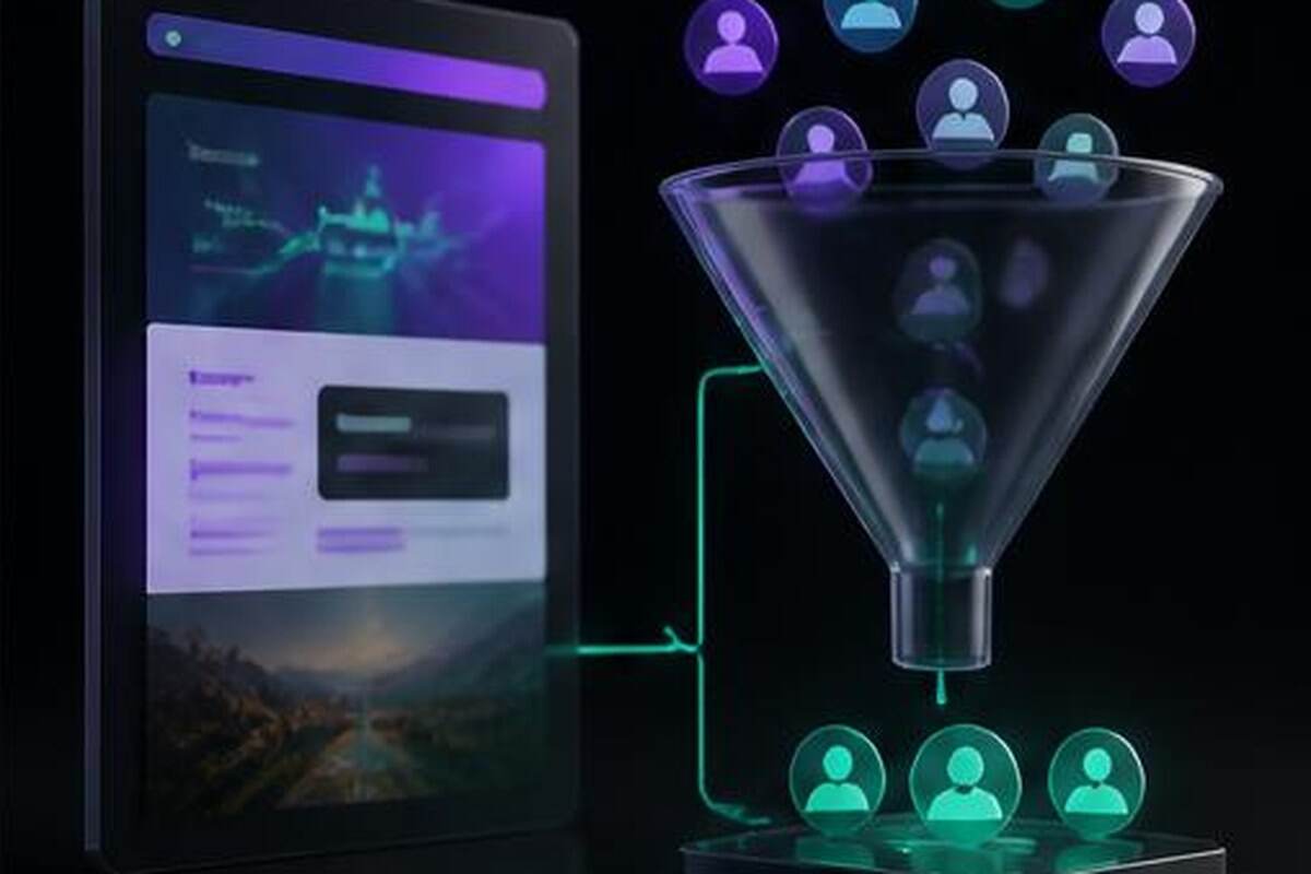 Landing page que filtra contactos antes de enviarlos al embudo CRM