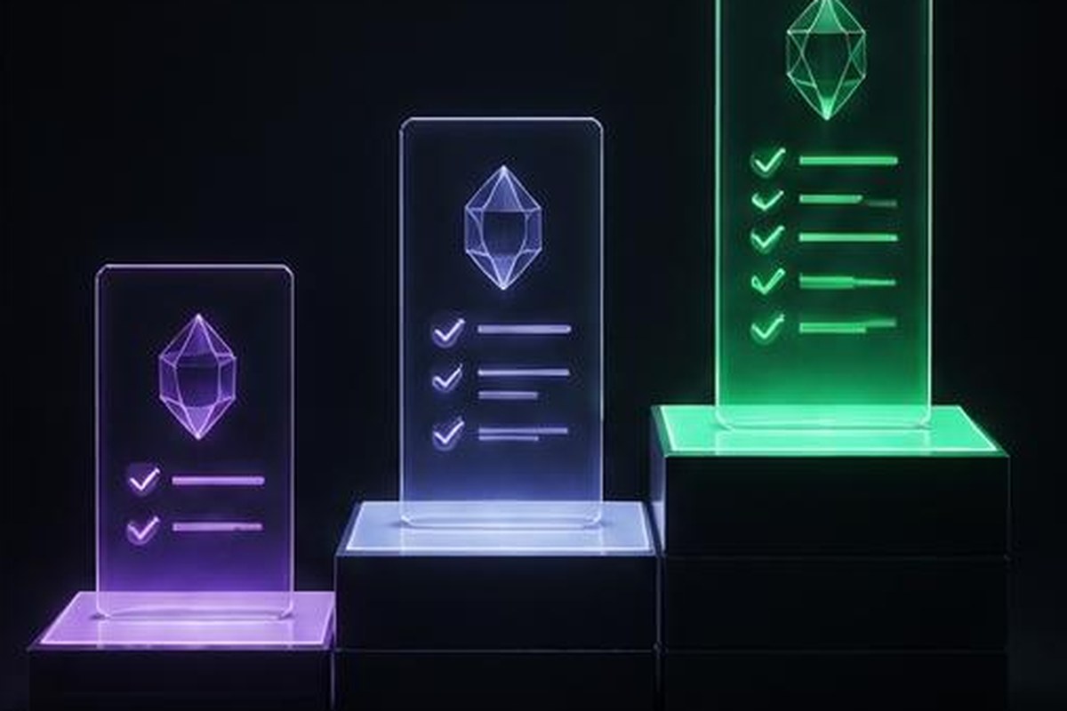 Tres niveles visuales que representan los planes de GoHighLevel
