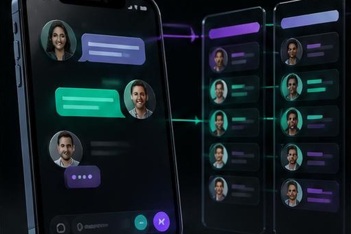 Conversaciones de WhatsApp conectadas con contactos de un CRM