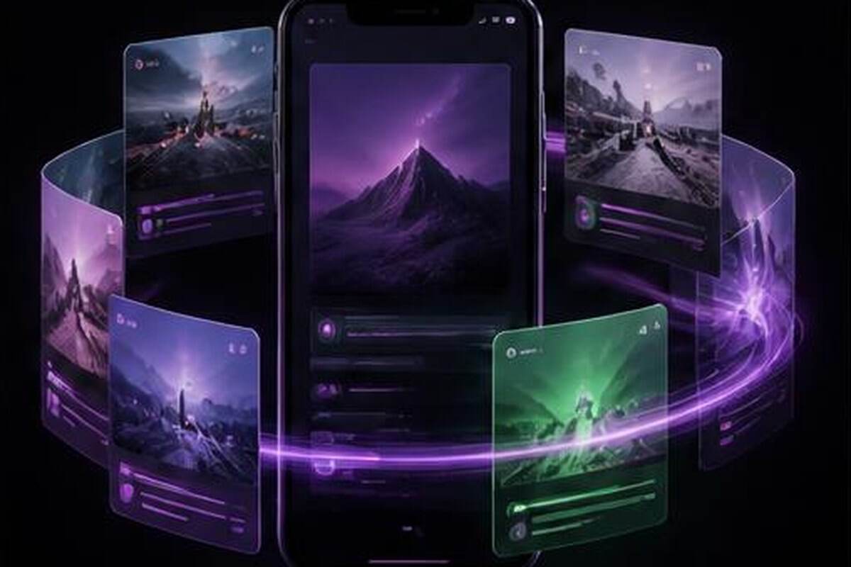 Contenido personalizado distribuido entre varios dispositivos móviles