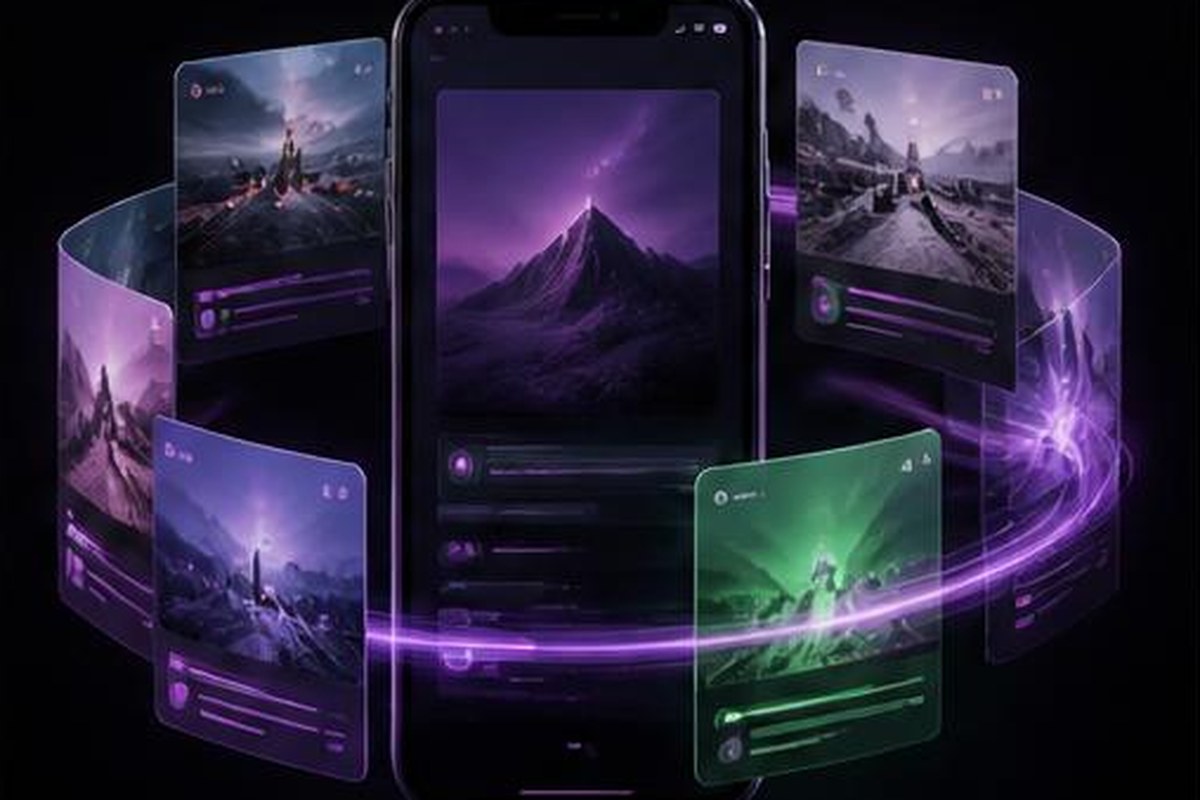 Contenido personalizado distribuido entre varios dispositivos móviles