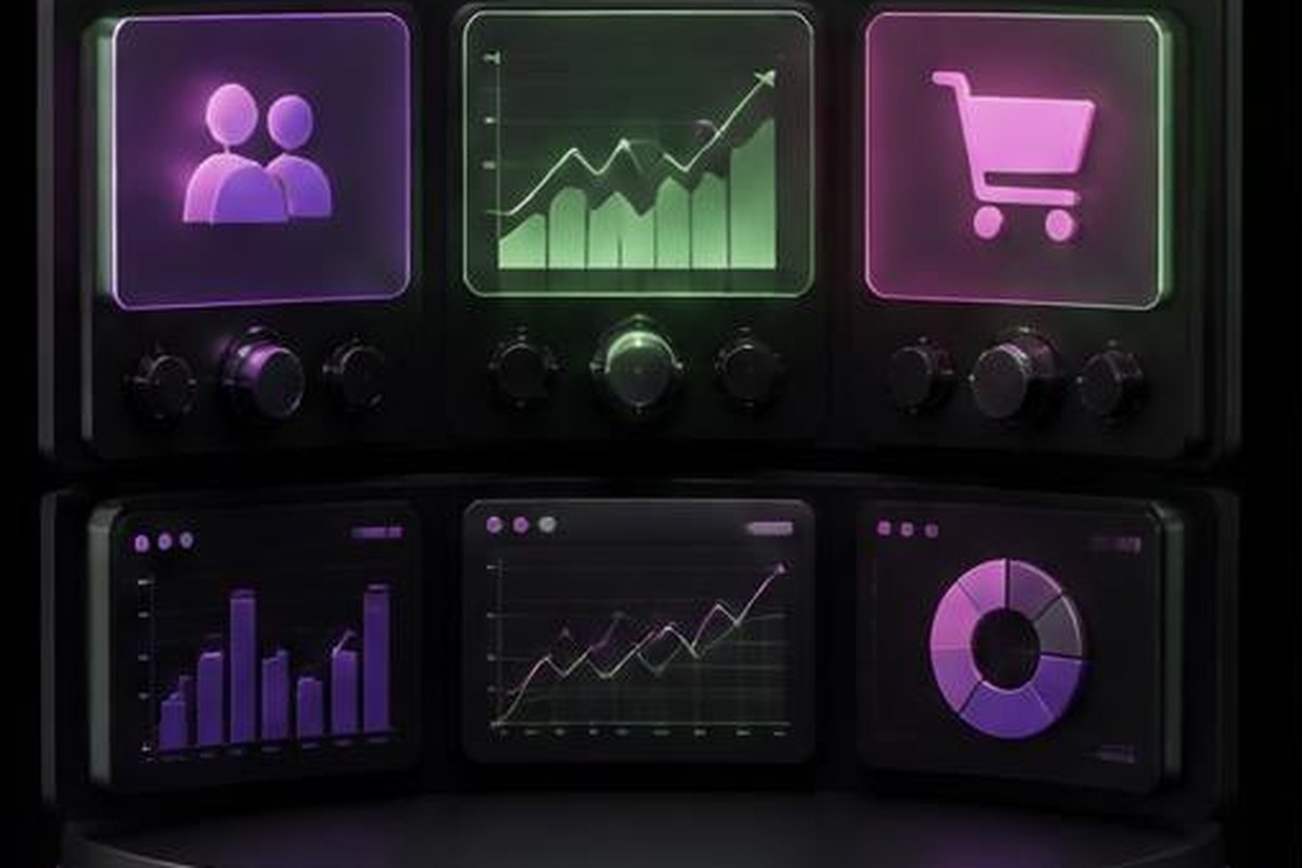 Panel de control que reúne los indicadores clave de marketing