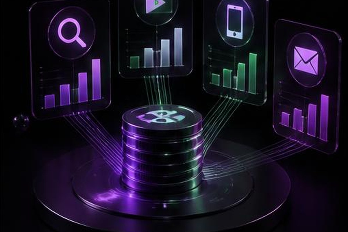 Presupuesto repartido entre distintos canales de publicidad digital