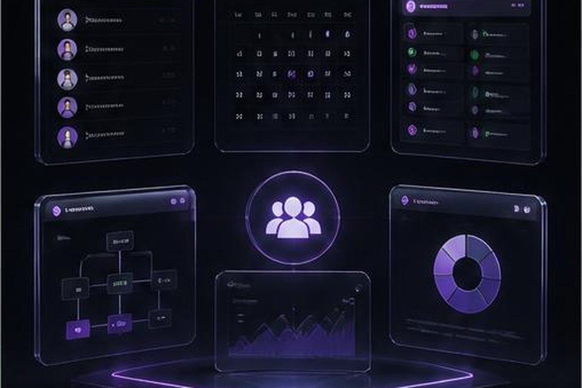 Centro CRM que conecta contactos, calendario, campañas y automatizaciones