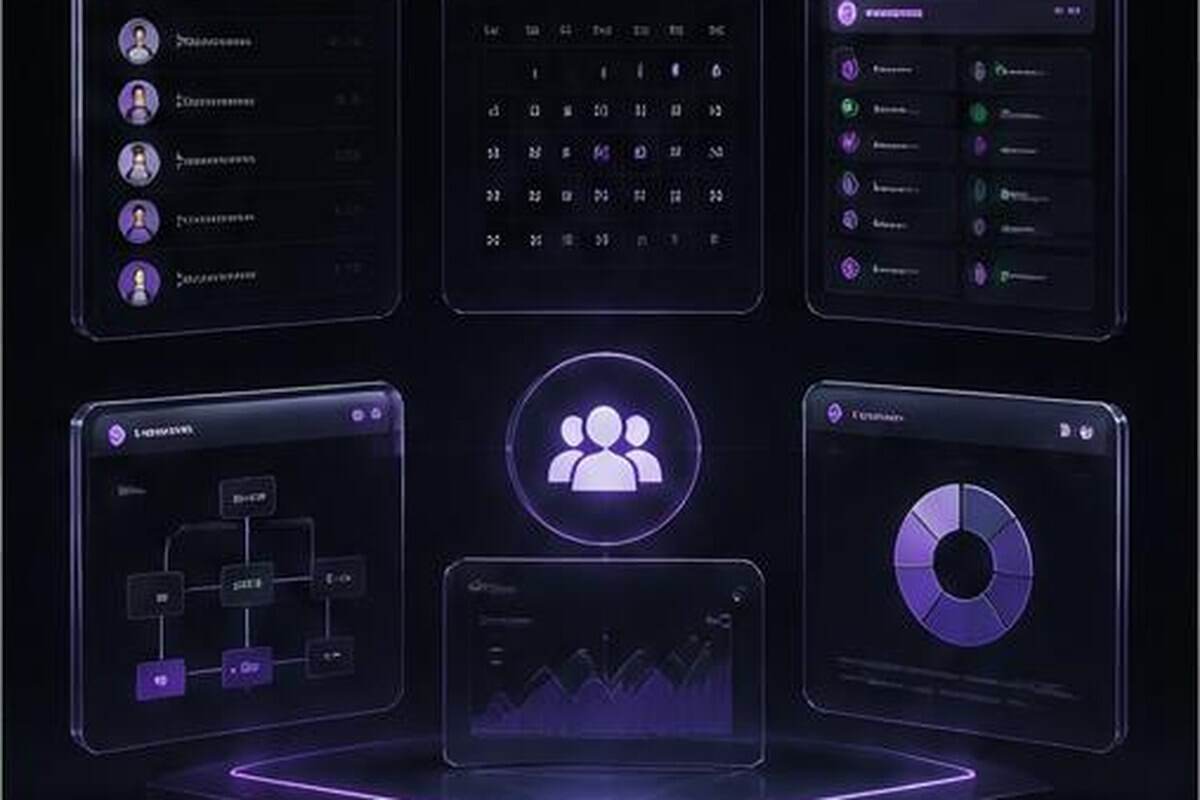 Centro CRM que conecta contactos, calendario, campañas y automatizaciones