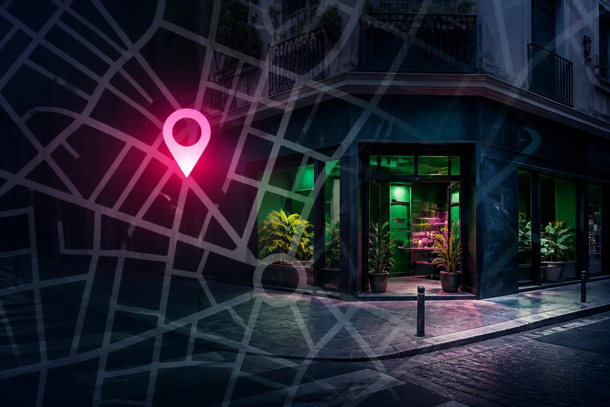 Comercio local conectado a un mapa digital de proximidad