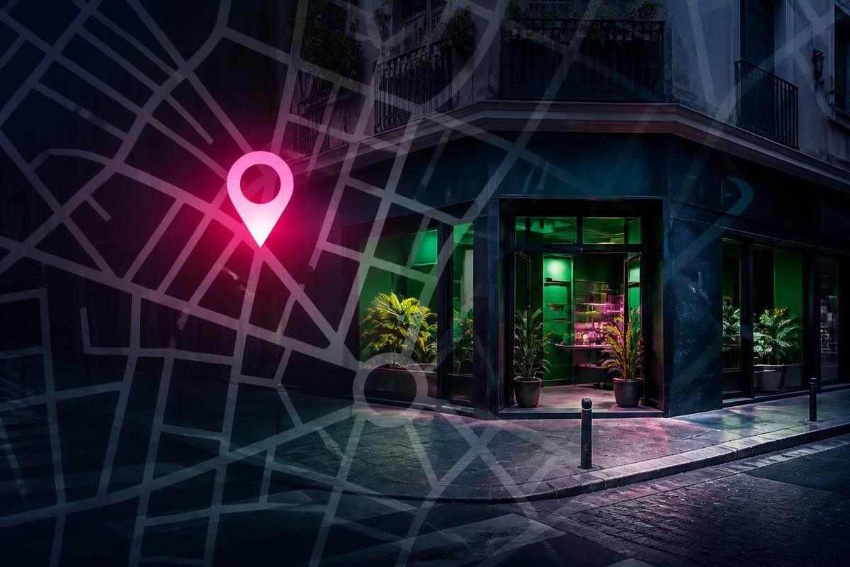 Comercio local conectado a un mapa digital de proximidad