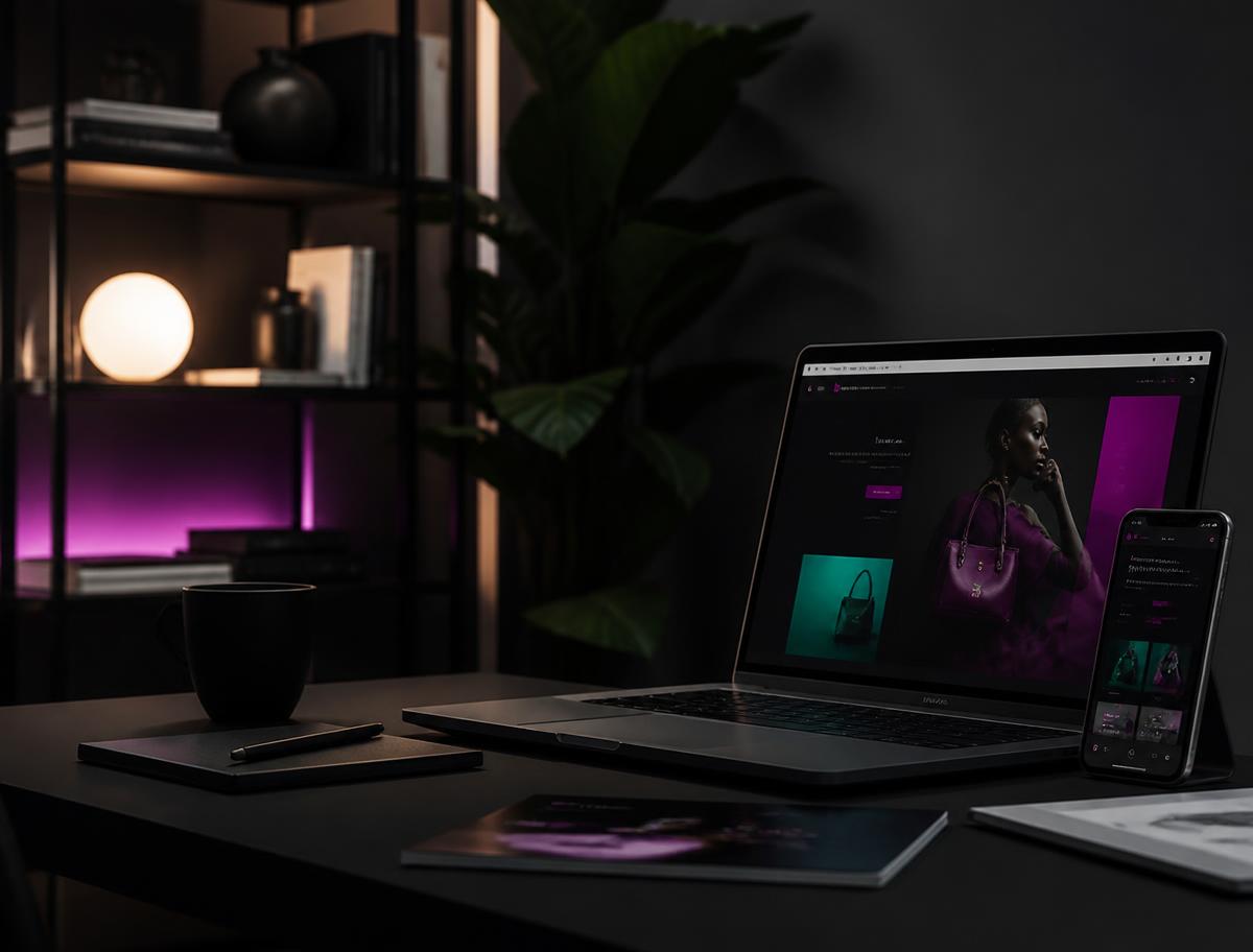 Diseño de una tienda online premium adaptado a ordenador y teléfono móvil